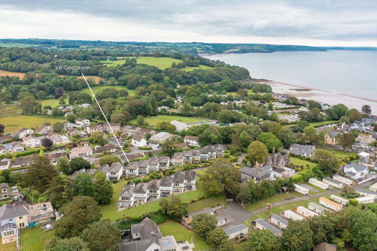 25 Coedrath Park - Sea Views From Balcony, Short Walk To Beach, Parking サンダースフット エクステリア 写真